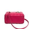 Christian Dior Lady Dior Medium Lambskin Cannage Hot Pink  14