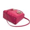 Christian Dior Lady Dior Medium Lambskin Cannage Hot Pink  15