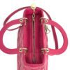 Christian Dior Lady Dior Medium Lambskin Cannage Hot Pink  11