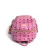 MCM Stark Side Stud Medium Pink Backpack 13