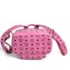 MCM Stark Side Stud Medium Pink Backpack 12