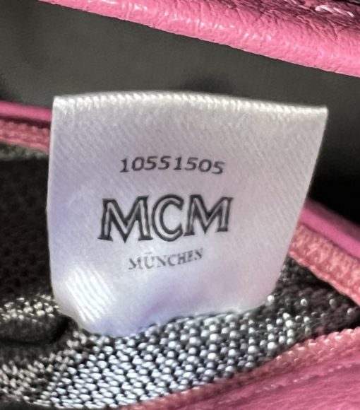 MCM Stark Side Stud Medium Pink Backpack 17