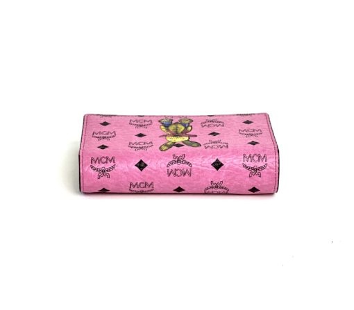 MCM Visetos Pink Rabbit Wallet 6