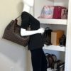 Louis Vuitton Damier Ebene Graceful MM Red 2