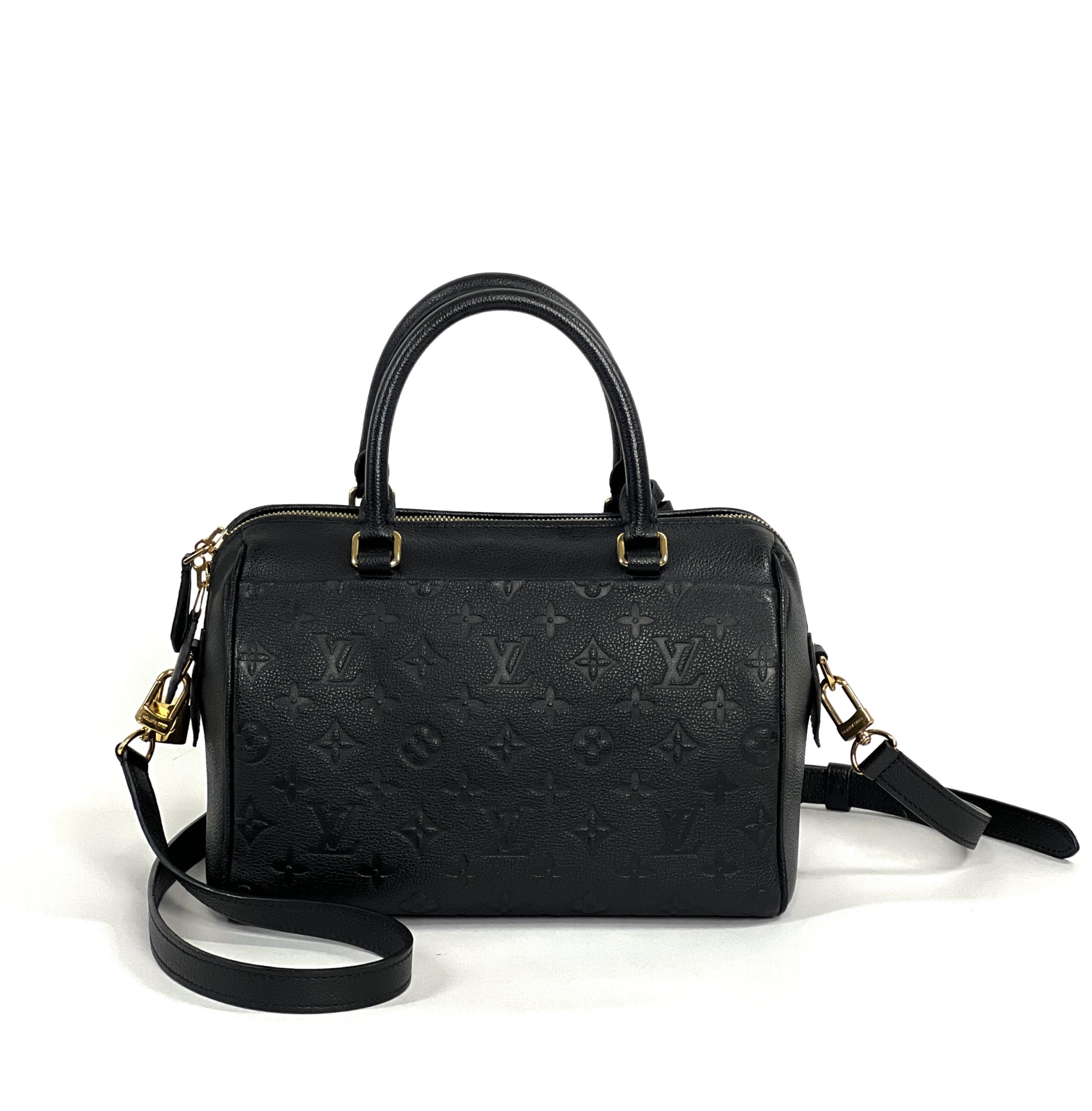 Louis Vuitton 2016 Speedy  PM Shoulder Bag - Black