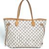 Louis Vuitton Damier Azur Neverfull MM Rose Ballerine 6
