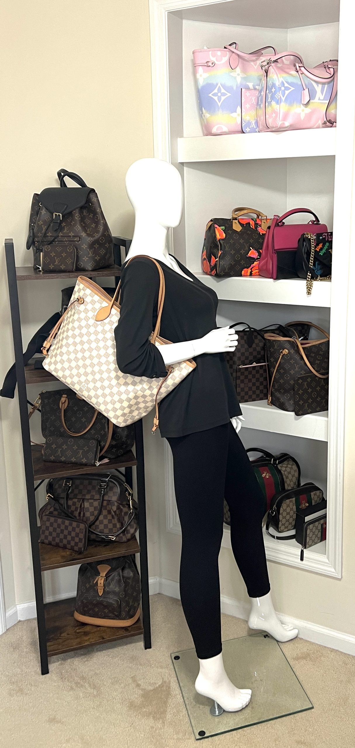 Louis Vuitton Damier Azur Neverfull MM Tote - A World Of Goods For You, LLC