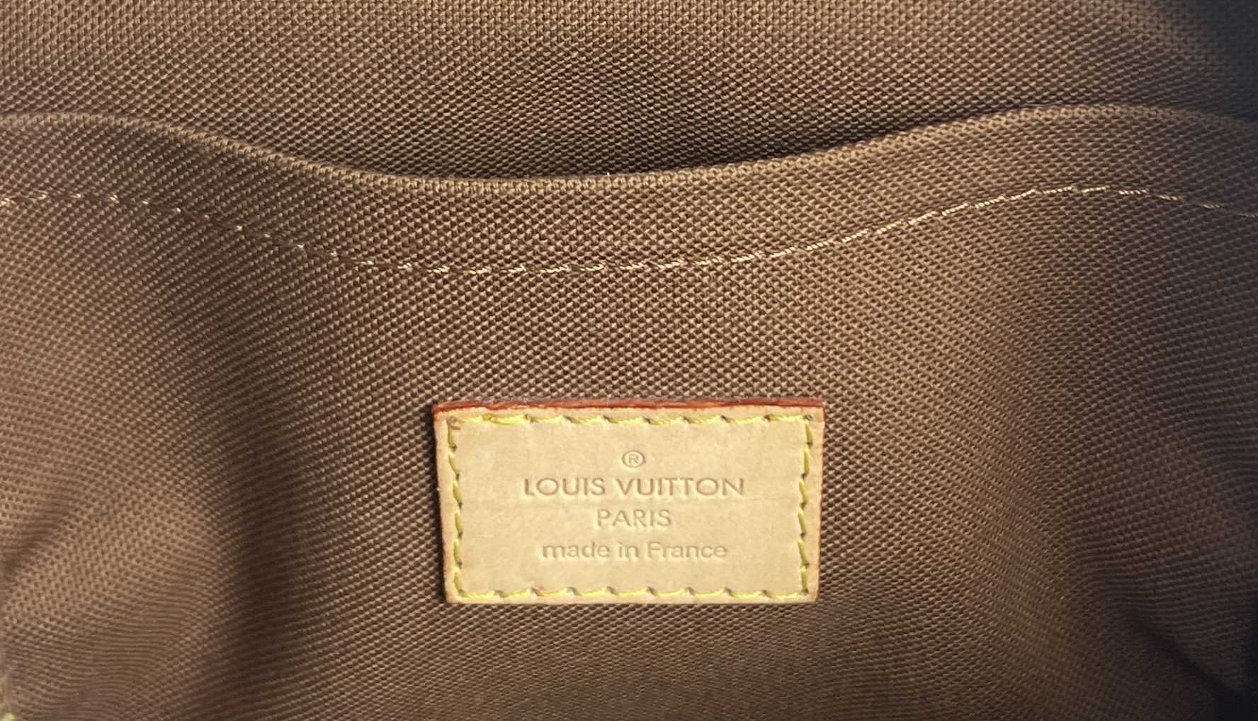 Brown Louis Vuitton Monogram Bosphore Belt Bag