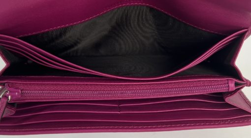 Gucci Hot Pink Micro Guccissima Long Leather Wallet 5