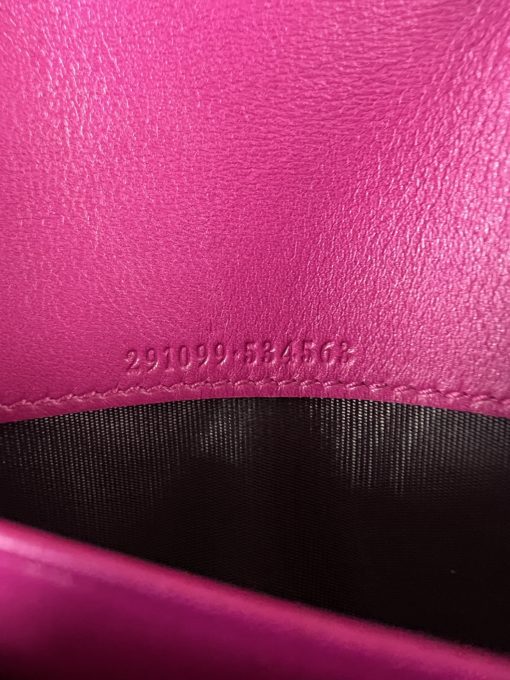 Gucci Hot Pink Micro Guccissima Long Leather Wallet 3