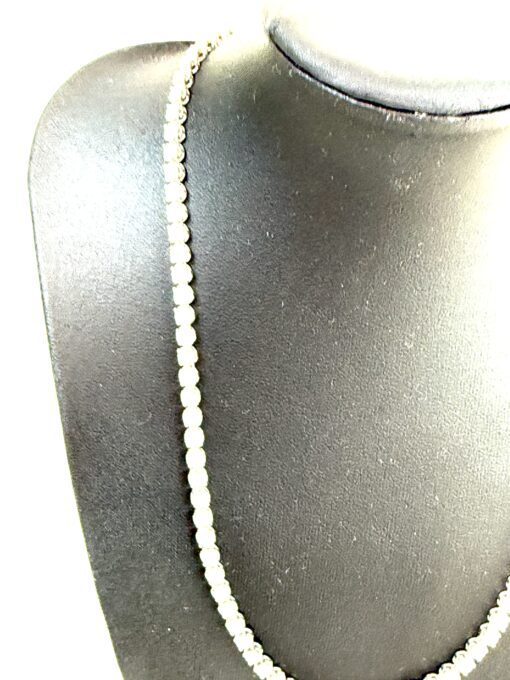 5 Carat Lab Diamond in .925 Sterling Silver 17" Tennis Necklace - Image 6