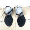 Louis Vuitton Monogram Sneakers and Louis Vuitton Black Thong Sandals 9