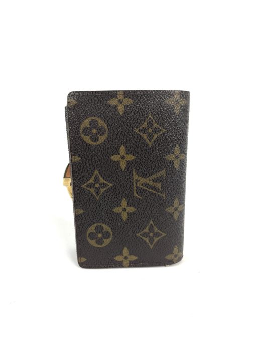 Louis Vuitton Monogram Brown French Kisslock Wallet 3