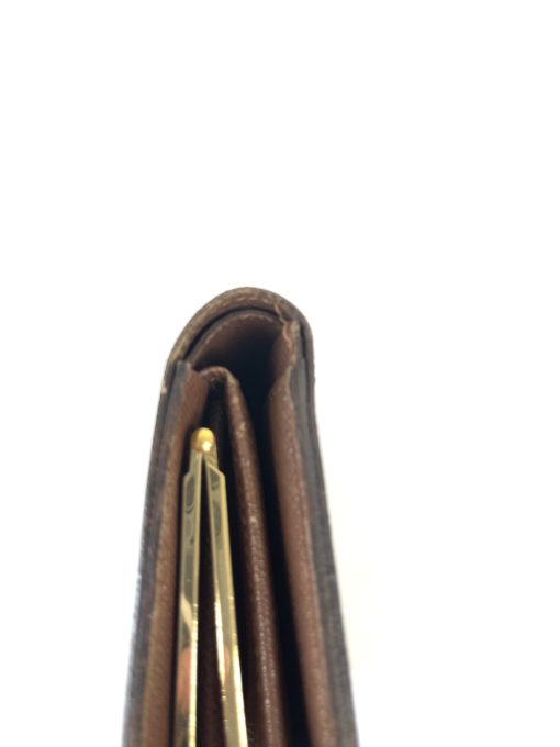 Louis Vuitton Monogram Brown French Kisslock Wallet 15