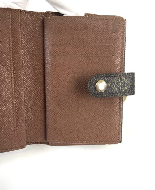 Louis Vuitton Monogram Brown French Kisslock Wallet 8