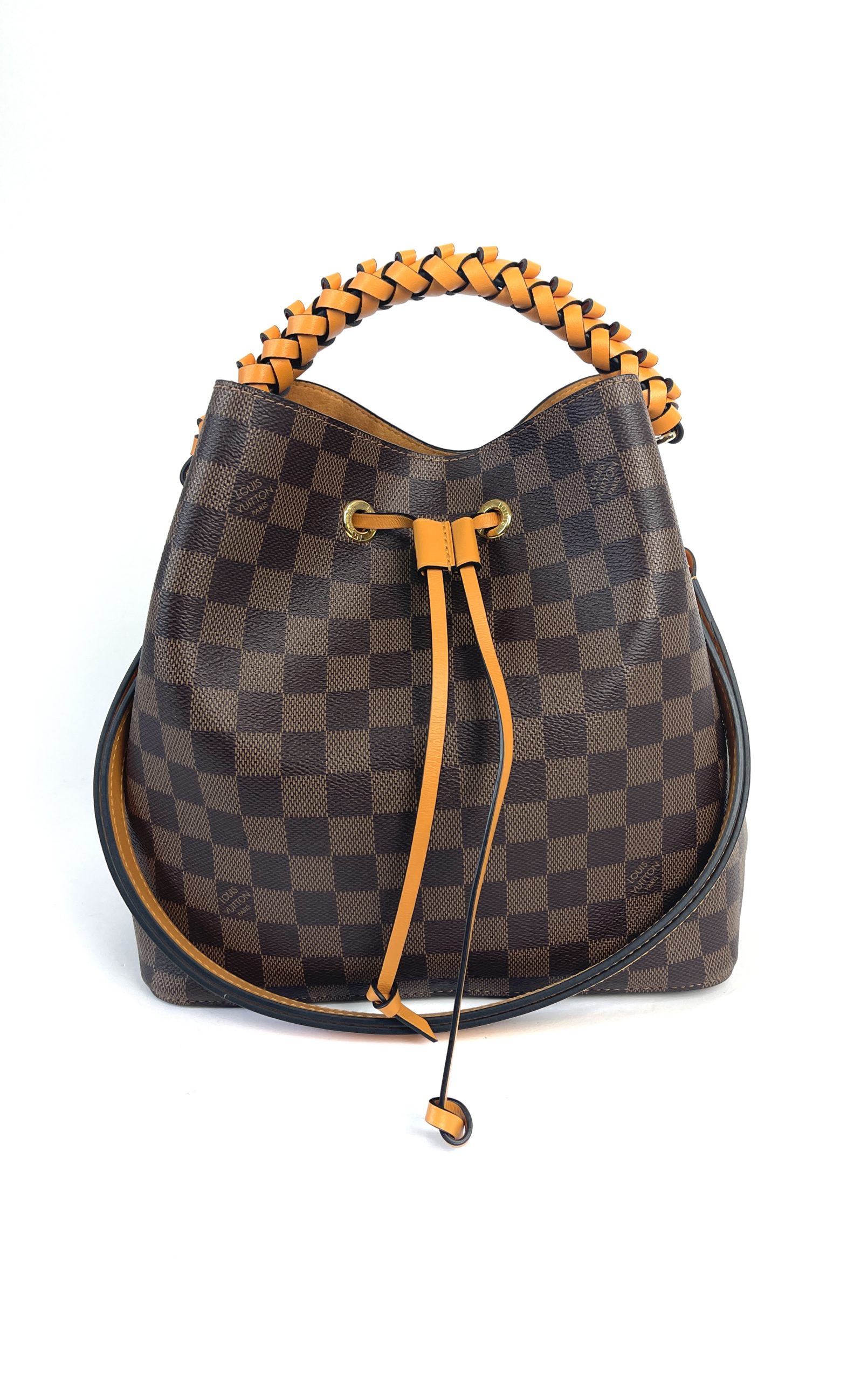 Louis Vuitton, Bags, Louis Vuitton Neonoe Damier Azur Mm Bucket Bag W  Dust Bag Certified