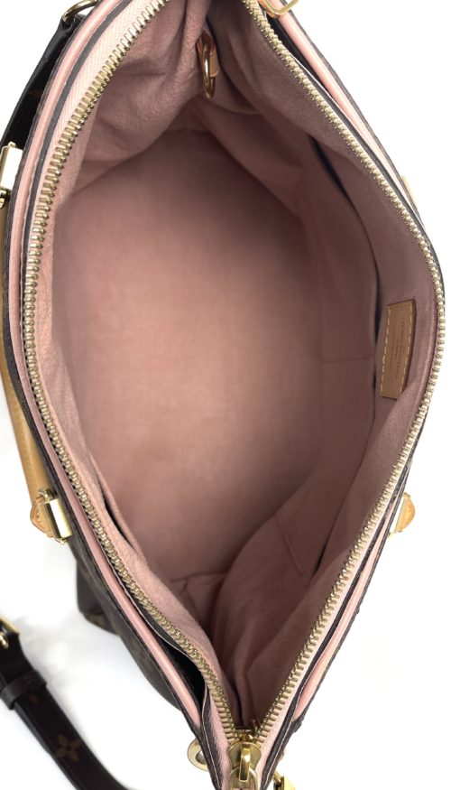 Louis Vuitton Monogram Pallas Rose Ballerine Shoulder Bag 22