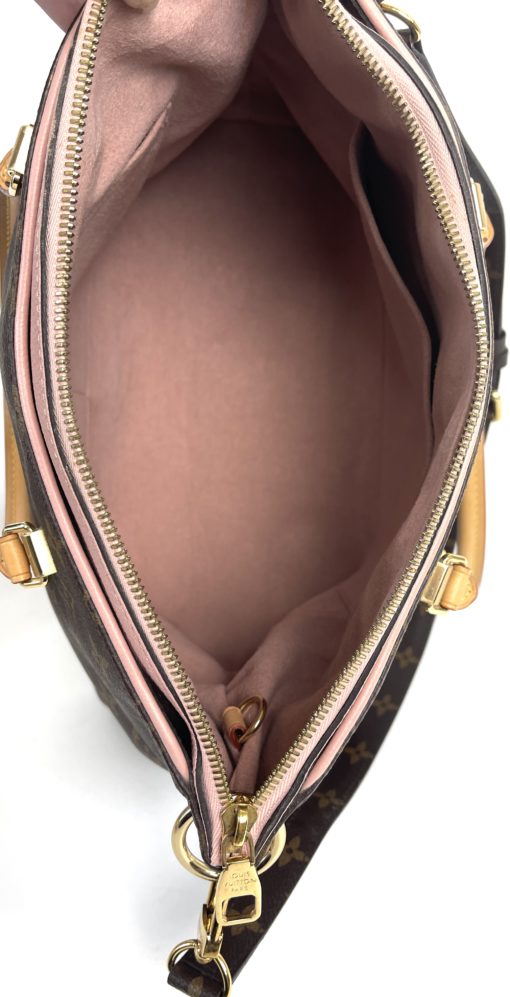 Louis Vuitton Monogram Pallas Rose Ballerine Shoulder Bag 24