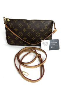 Louis Vuitton Monogram Pochette Accessories - Brown Handle Bags, Handbags -  LOU793076