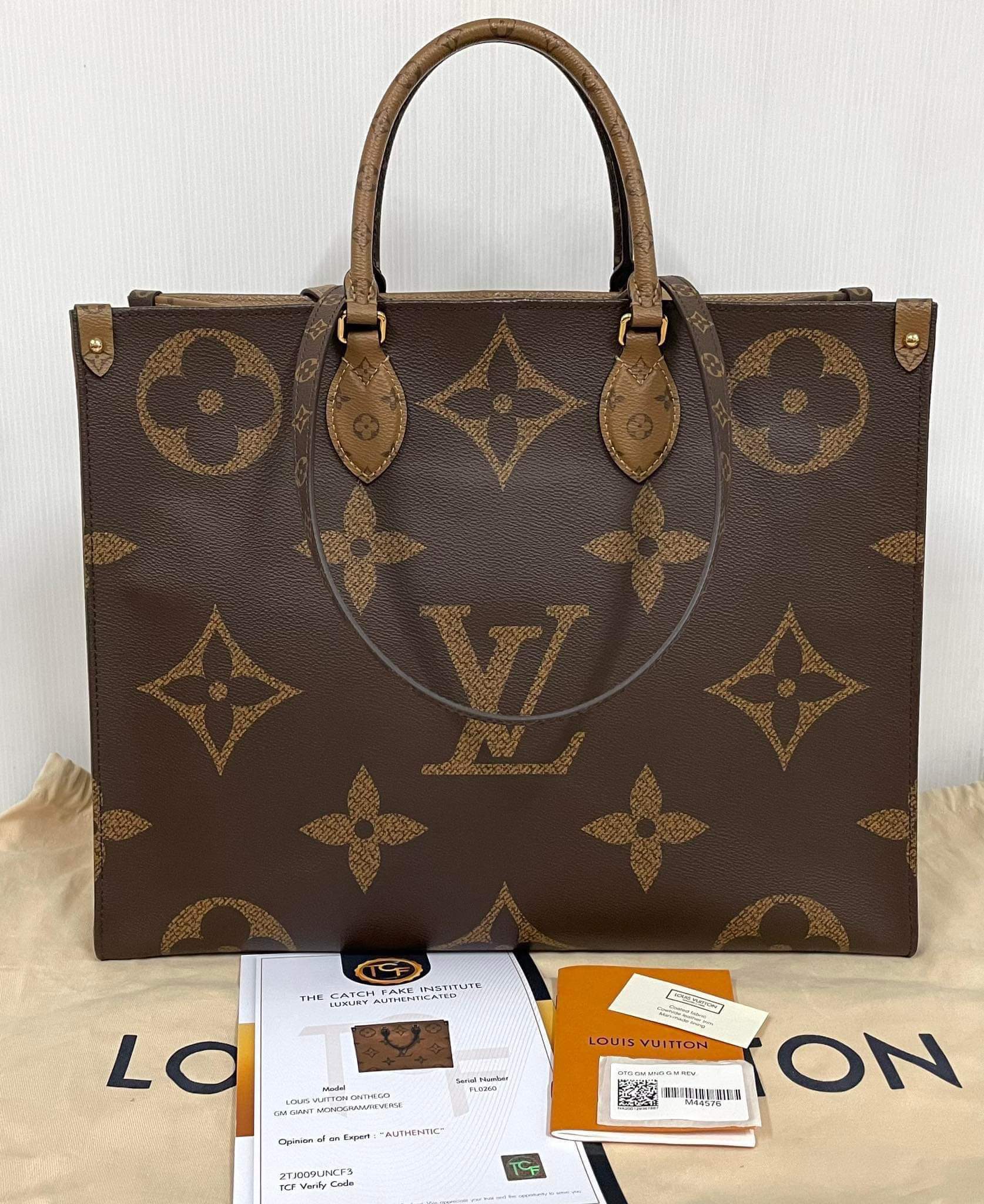Louis Vuitton OnTheGo Monogram Reverse Monogram Giant