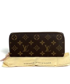 Louis Vuitton Monogram Clemence Rose Ballerine Wallet 2