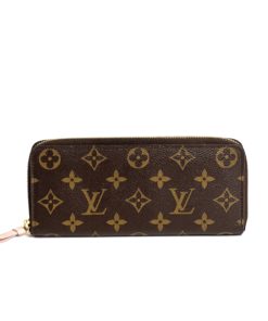 Louis Vuitton Monogram Clemence Rose Ballerine Wallet