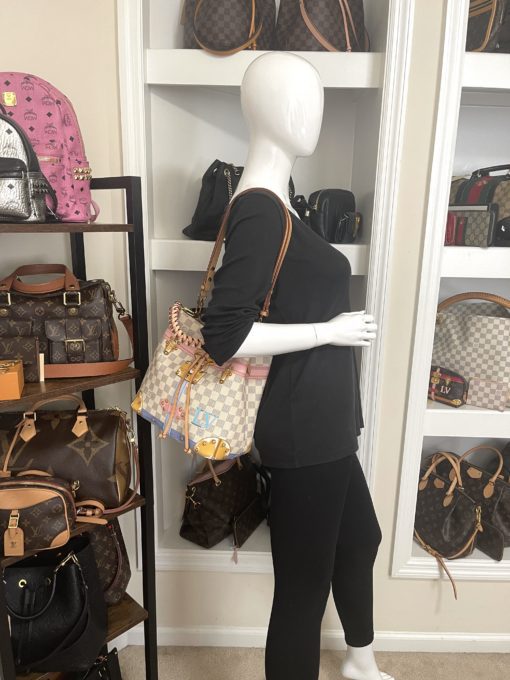 Louis Vuitton NeoNoe Damier Azur Summer Trunks MM Shoulder Bag 2