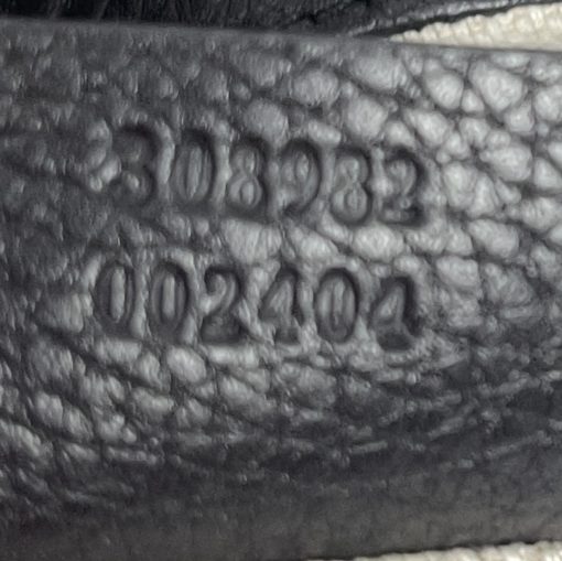Gucci Soho Pebbled Leather Chain Medium Black Shoulder Bag 20