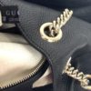Gucci Soho Pebbled Leather Chain Medium Black Shoulder Bag 15