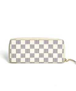Louis Vuitton Damier Azur Clemence Wallet Tan 2