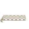 Louis Vuitton Damier Azur Clemence Wallet Tan 7