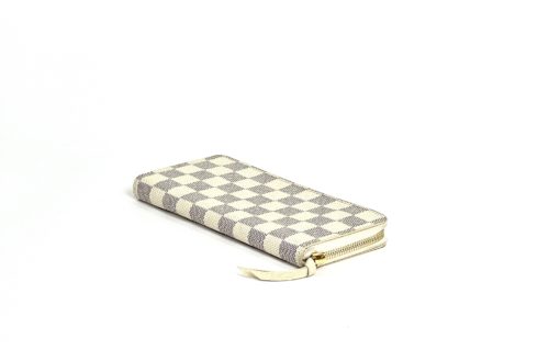 Louis Vuitton Damier Azur Clemence Wallet Tan 5