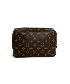 LOUIS VUITTON Authentic Pre Owned Cosmetic bag Trousse Demi 📌Ronde gm  clutch LV 📌Restored interior 📌Complimentary matching Leather Straps  📌Good, By Sexy Little Vintage