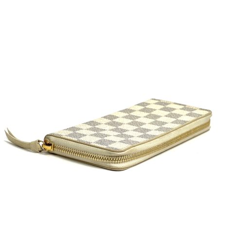 Louis Vuitton Damier Azur Clemence Wallet Tan 12