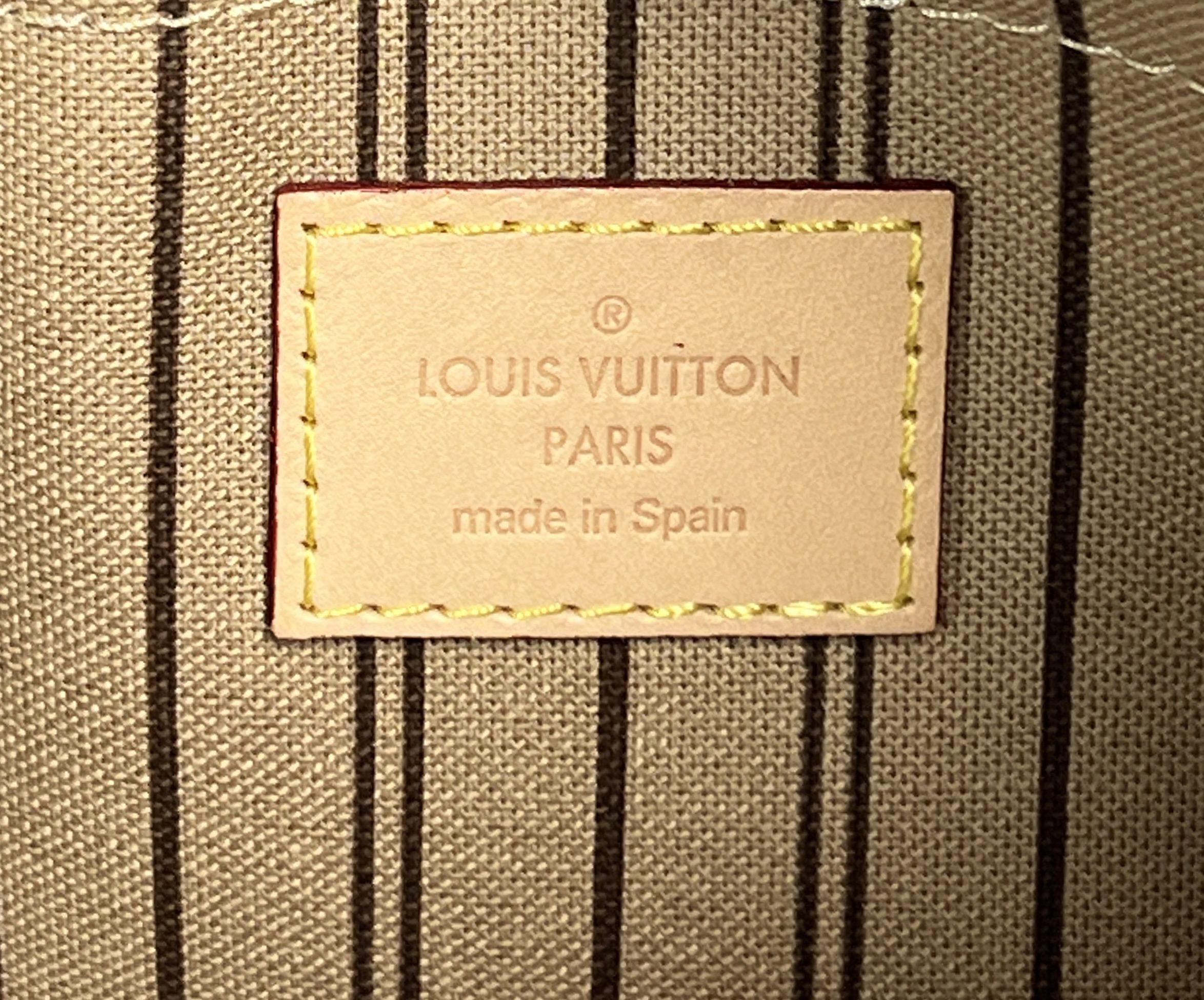 LOUIS VUITTON Monogram Neverfull MM GM Pochette 67201