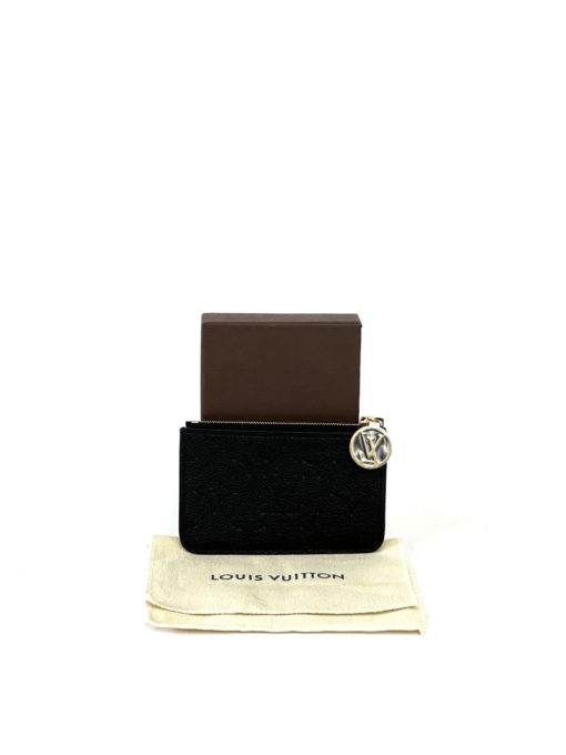 Louis Vuitton Monogram Empreinte Black Romy Card Holder  2