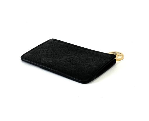 Louis Vuitton Monogram Empreinte Black Romy Card Holder  4