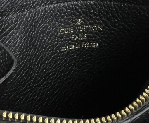 Louis Vuitton Monogram Empreinte Black Romy Card Holder  10