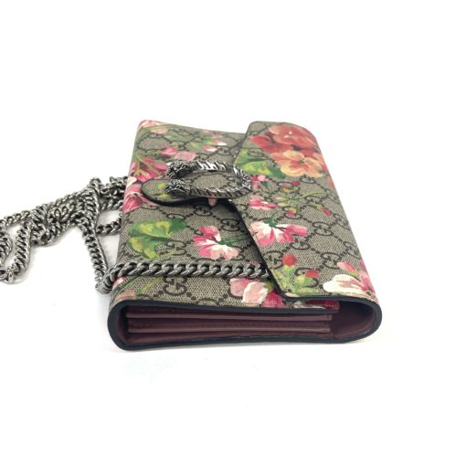 Gucci Supreme Mini Dionysus Blooms Wallet-On-Chain Bag 10