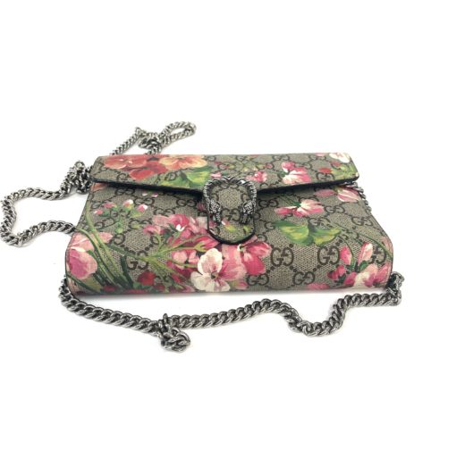 Gucci Supreme Mini Dionysus Blooms Wallet-On-Chain Bag 11