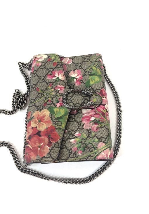 Gucci Supreme Mini Dionysus Blooms Wallet-On-Chain Bag 8