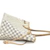 Louis Vuitton Neverfull MM Damier Azur Canvas Beige 8