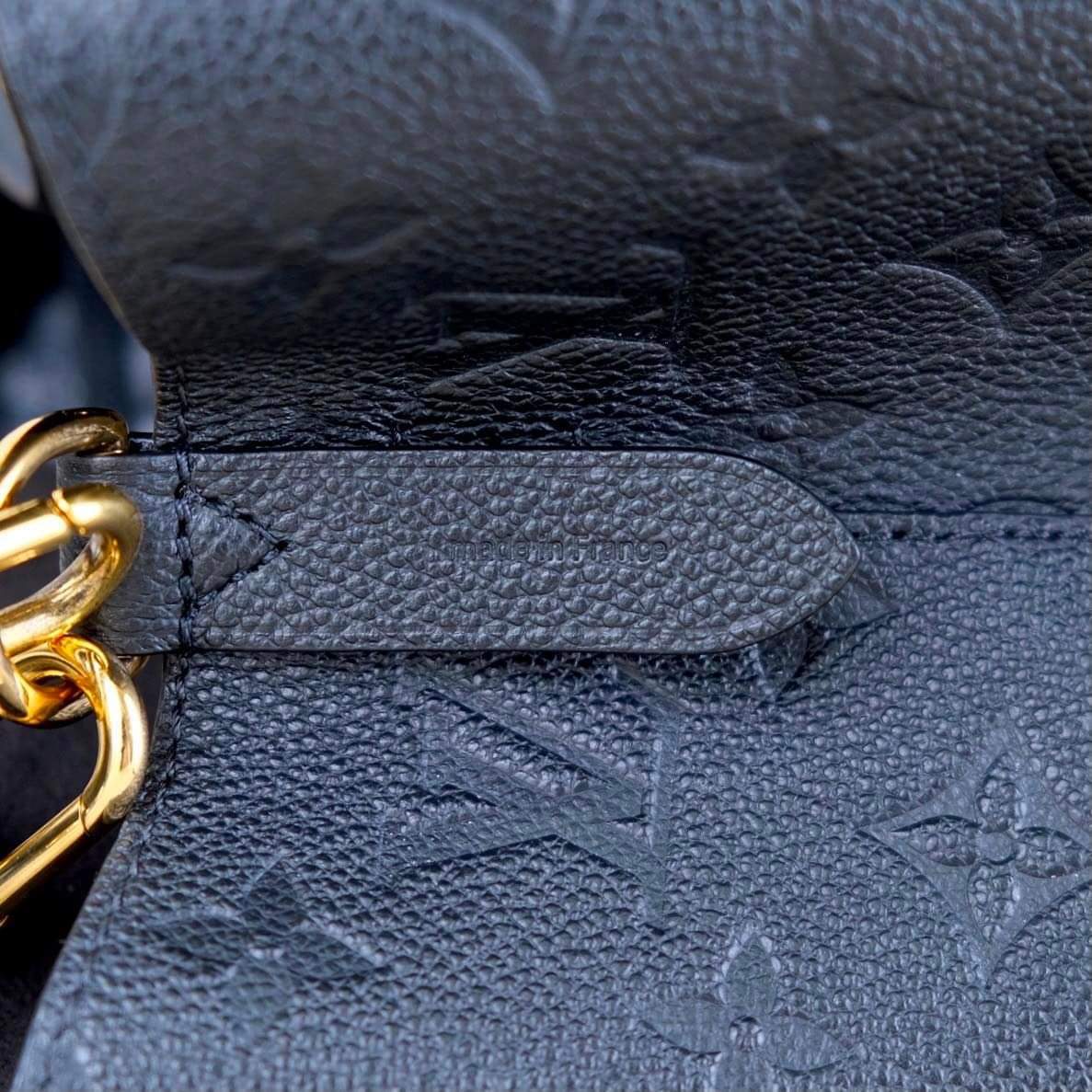 Louis Vuitton Navy Blue Monogram Empreinte Leather Neonoe MM Bag