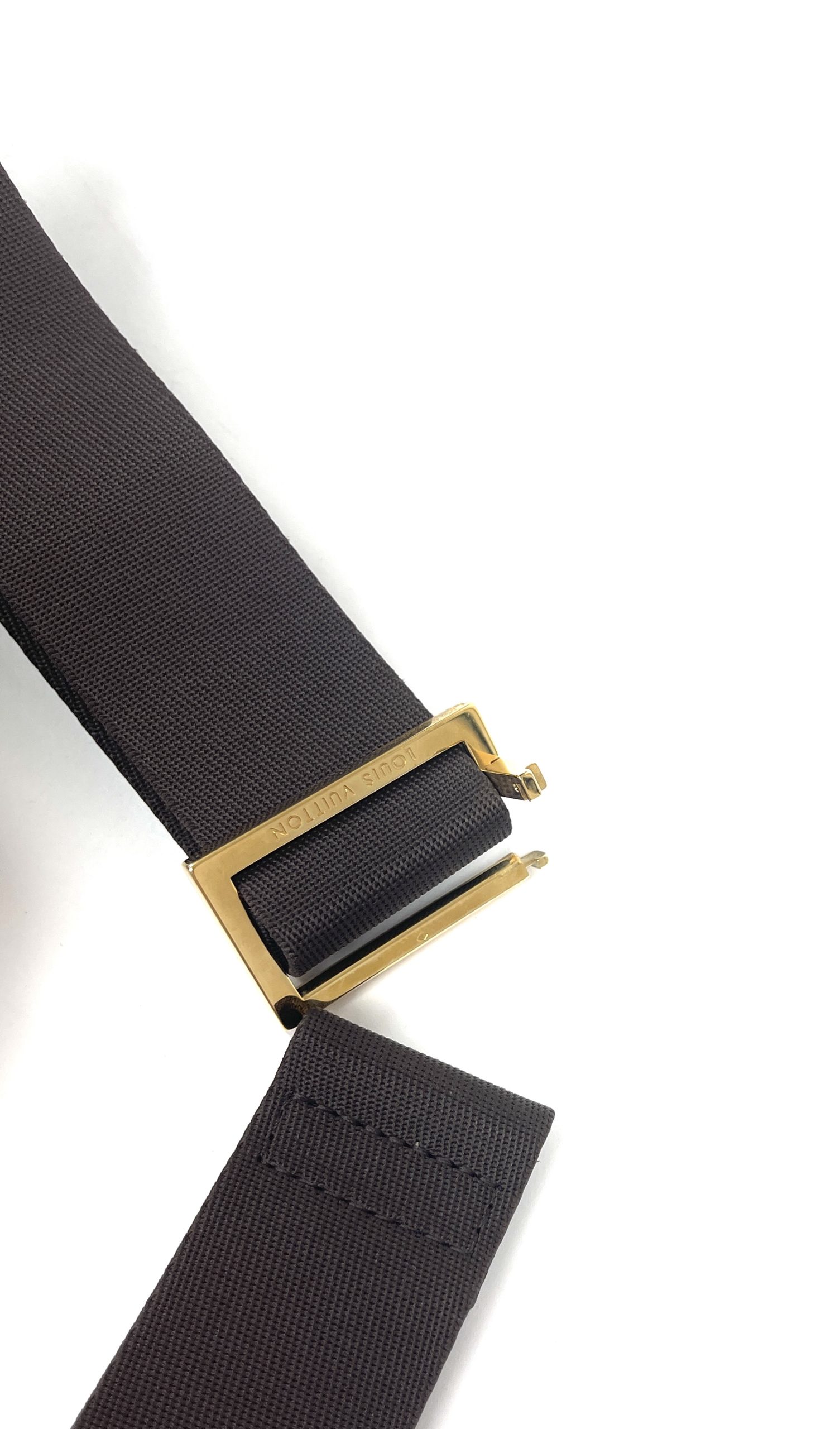 Gold Lou quilted metallic cracked-leather belt bag, SAINT LAURENT