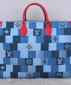 Louis Vuitton Limited Edition Denim Blue Monogram Jungle Canvas
