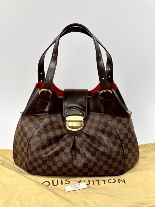 Louis Vuitton Damier Ebene Sistina GM Shoulder Bag 5