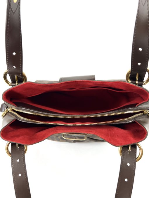Louis Vuitton Damier Ebene Sistina GM Shoulder Bag 19