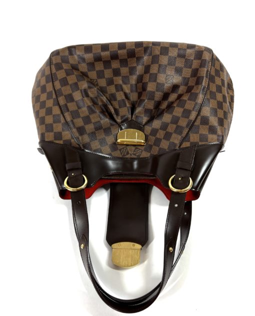 Louis Vuitton Damier Ebene Sistina GM Shoulder Bag 14