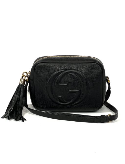 Gucci Soho Small Black Leather Disco Crossbody Bag 5