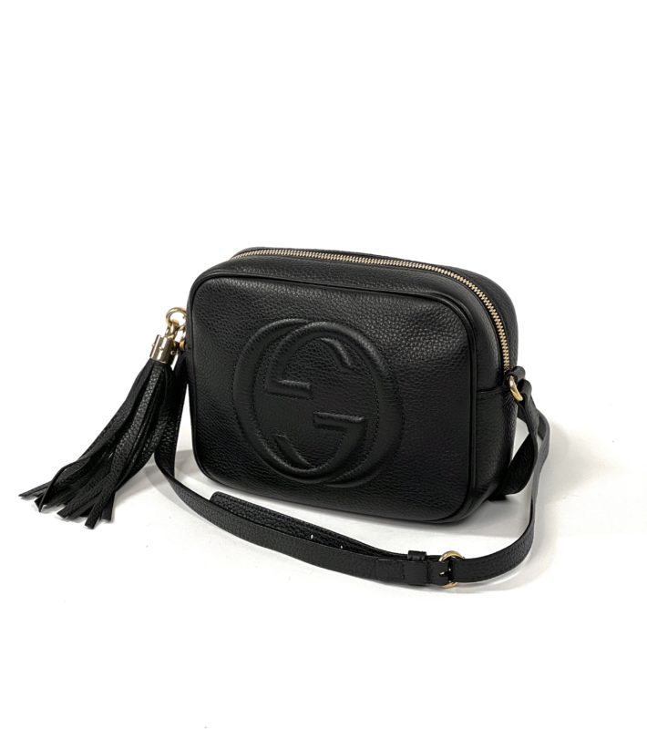 ❤️Authentic Gucci Soho Small Leather Disco Bag Black Crossbody